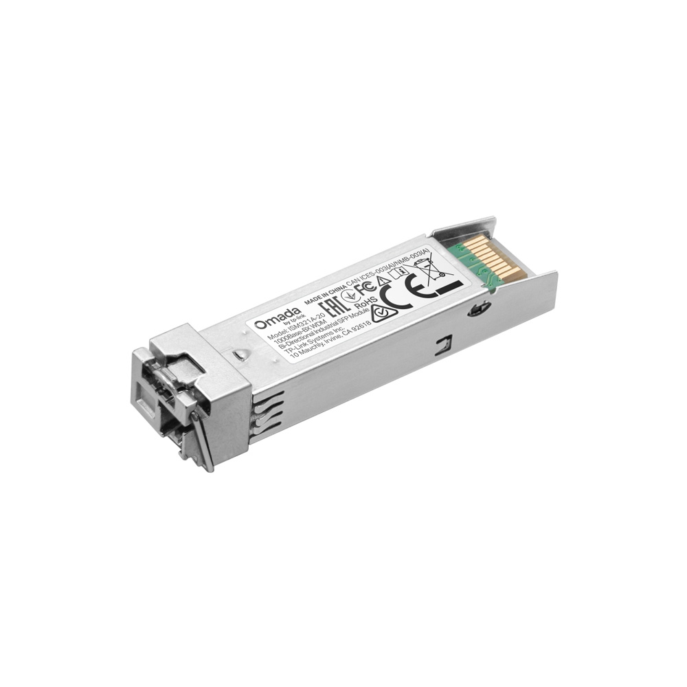 Omada ISM321A-20 1000Base-BX WDM Bi-Directional Industrial SFP Module